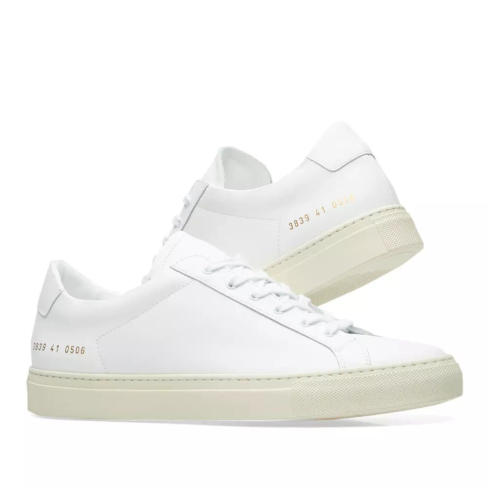 Woman by Common Projects Original Achilles Retro Low White & White
