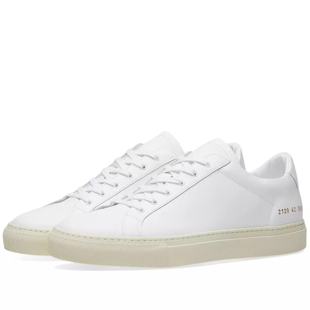 Common Projects Achilles Retro Low White & White