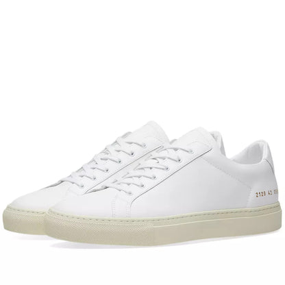 Common Projects Achilles Retro Low White & White