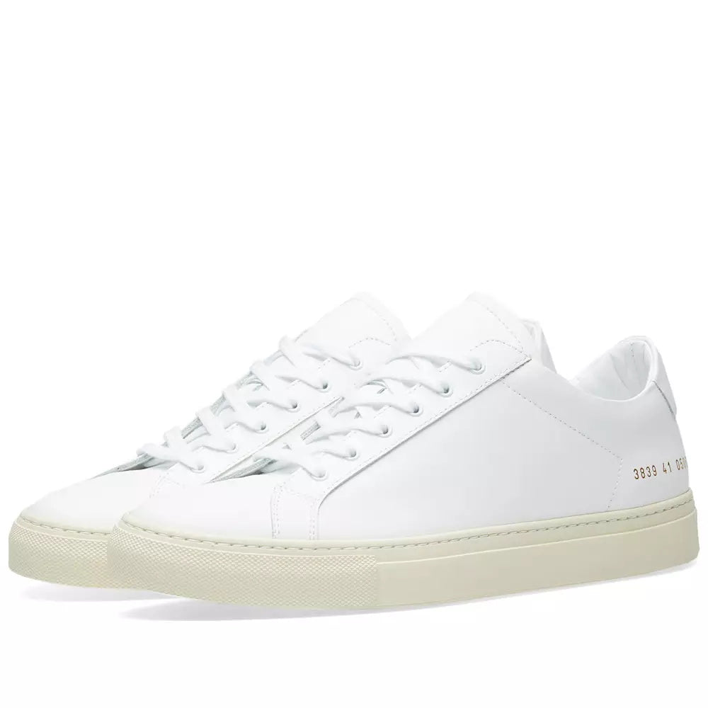 Woman by Common Projects Original Achilles Retro Low White & White