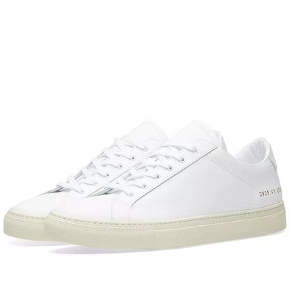 Woman by Common Projects Original Achilles Retro Low White & White