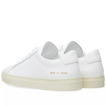 Woman by Common Projects Original Achilles Retro Low White & White