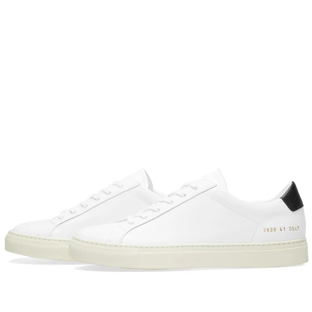 Woman by Common Projects Original Achilles Retro Low White & Black
