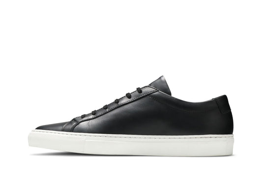 Common Projects Achilles Low Black with white sole, inner side view