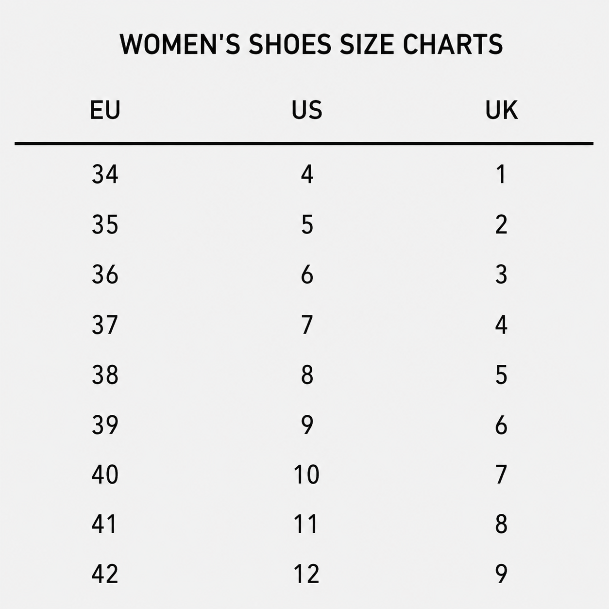 Women's Size Guide