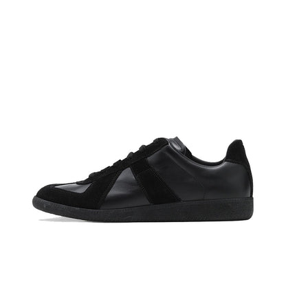 Maison Margiela Men's Black Leather Sneakers