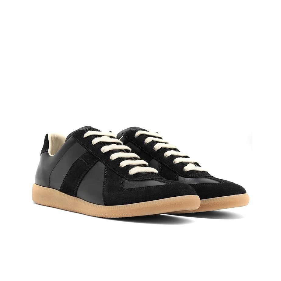 Woman by Maison Margiela Replica Black Black Suede Beige Interior Rubber Sole