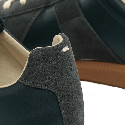 Maison Margiela Men's Deep Forest Leather & Suede Sneakers
