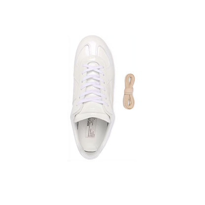 Maison Margiela Men's White Leather Sneakers